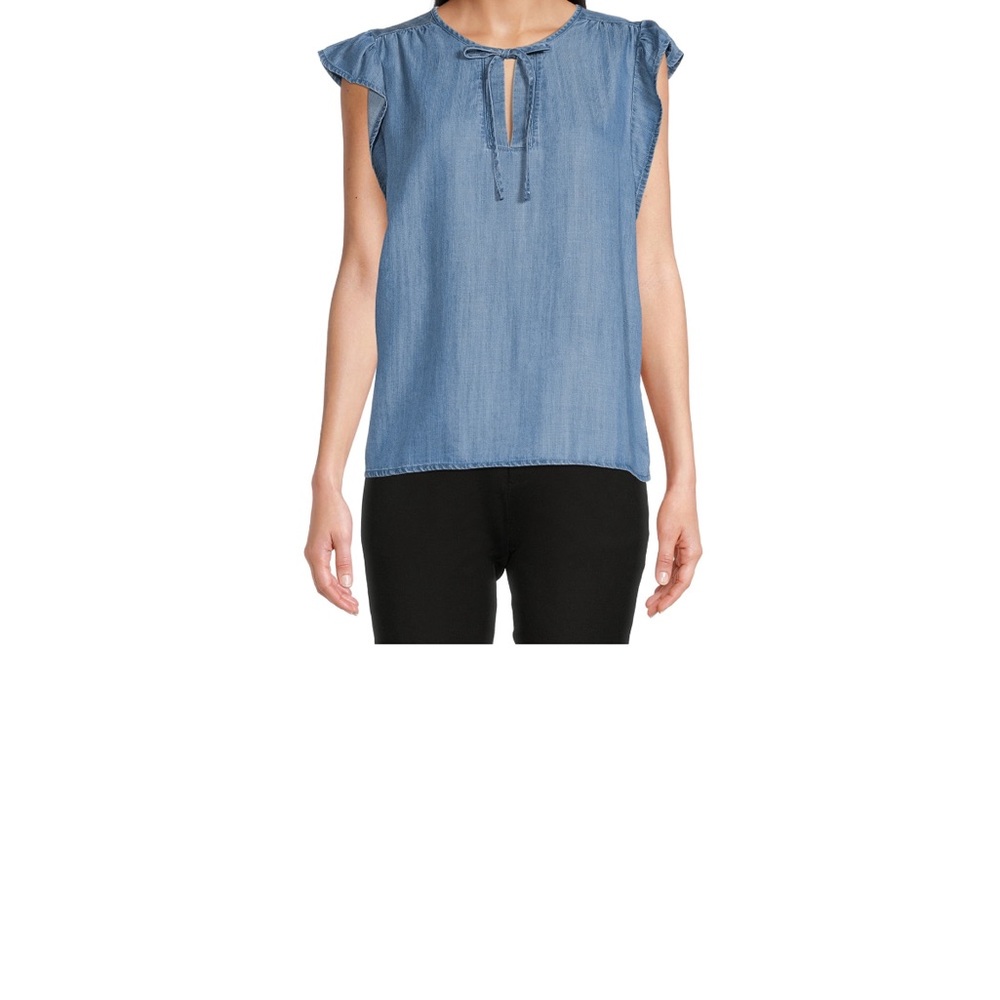 NWT Time and Tru Denim style blouse